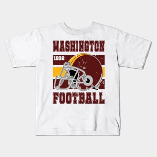 Washington Retro Football Kids T-Shirt